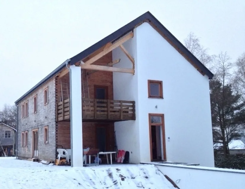 Grande maison ou gîte en PBM Bloc bois massif